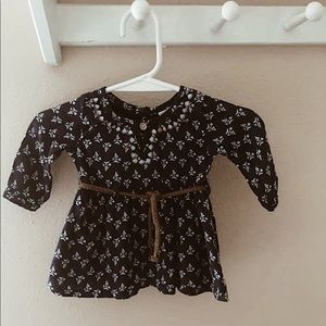Caters Boho Dress With Belt For Baby Girl